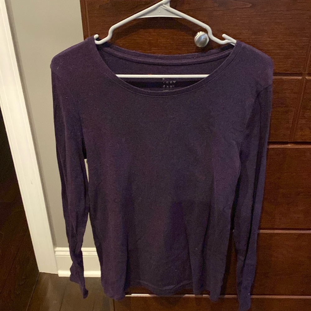 A New Day purple long sleeve shirt